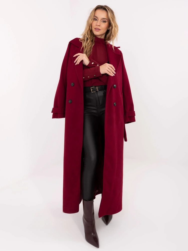 Palaidinė bordo spalvos Makadamia – elegancijai ir jaukumui kasdien.