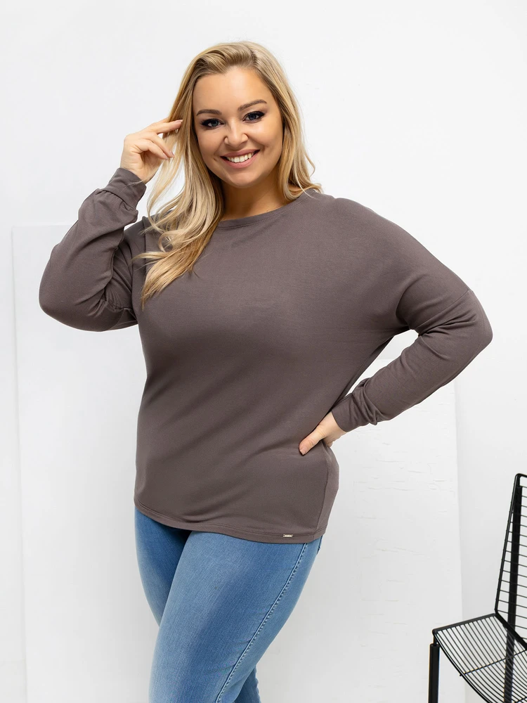 Palaidinė moteriška ruda plus size RV