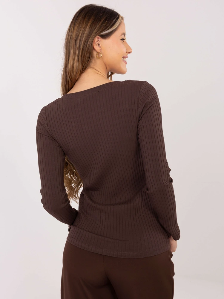 Bluzka-RV-BZ-A1045.99-ciemny ruda