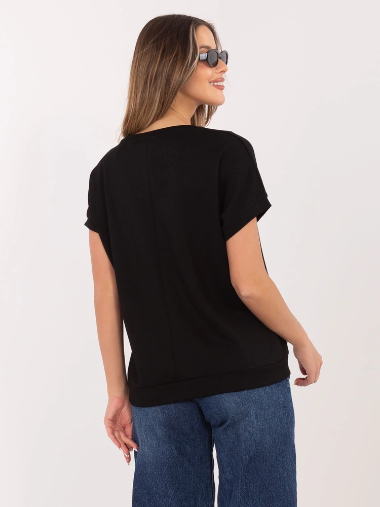 Juoda oversize palaidinė