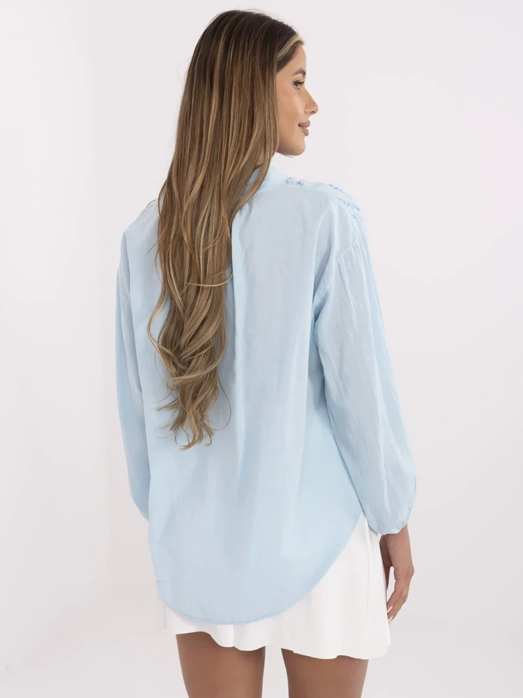 Bluzka-TW-KS-BI-3145.67-šviesiai mėlyna
