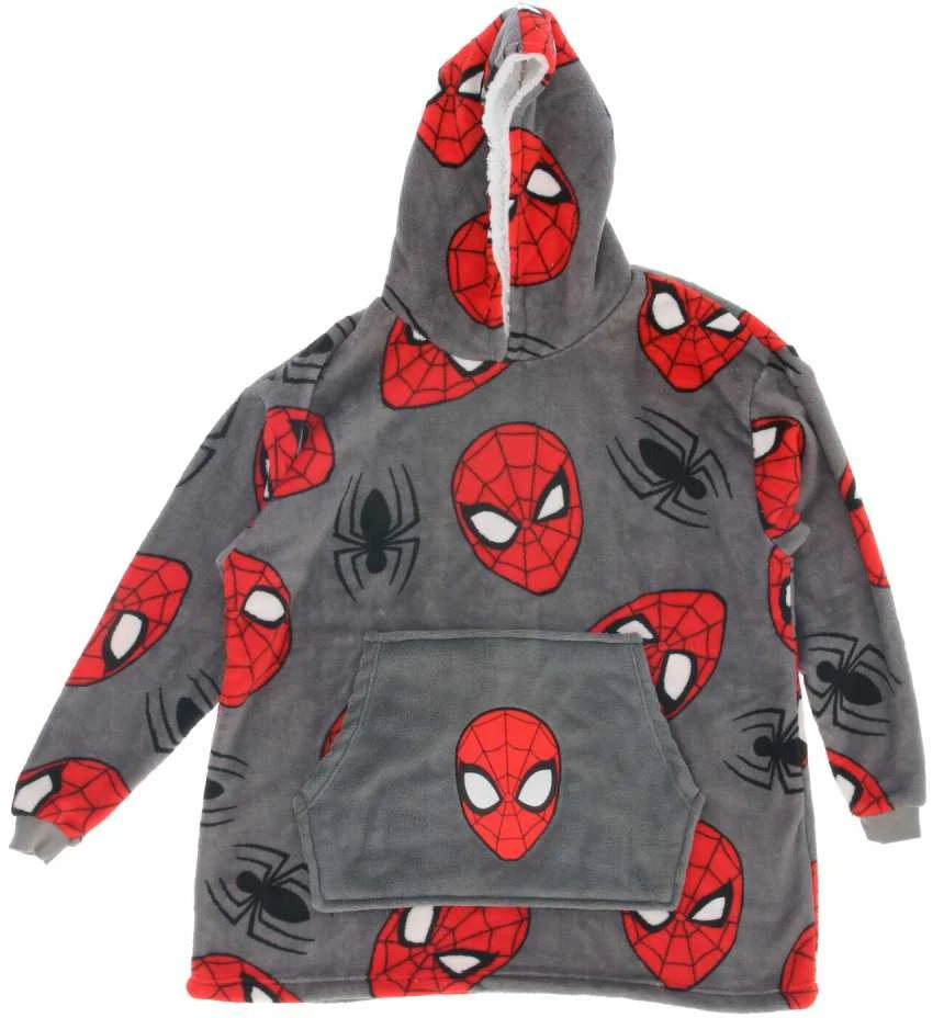 Bluzonas beniukams Spiderman, pilkas, Universalus