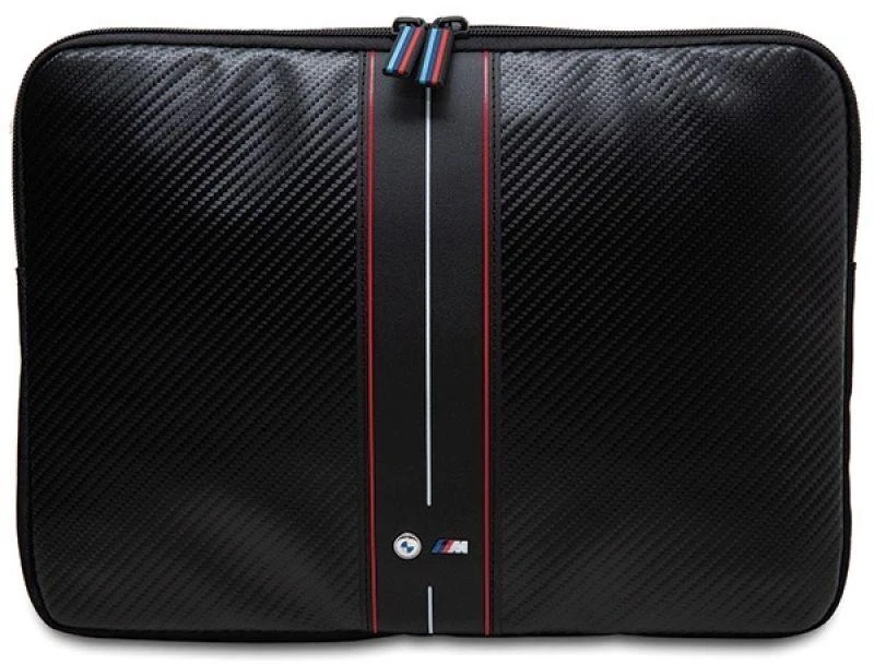 BMW Dėklas kompiuteriui BMCS14COMSCAKR 14″ juodos spalvos Carbon Raudona Stripes