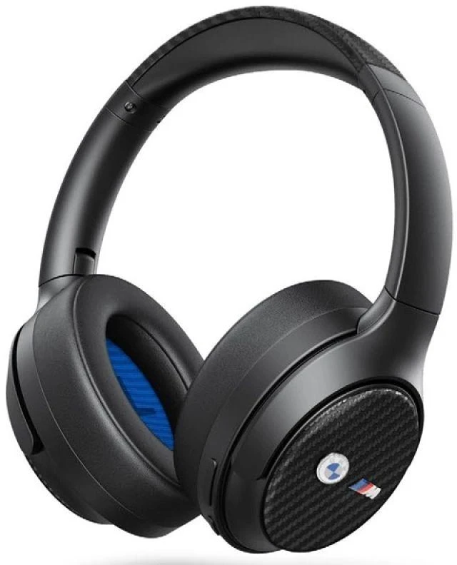 BMW Ausinės Bluetooth ANC BMBHKL601MTCAK juodos spalvos Encmetal Logos