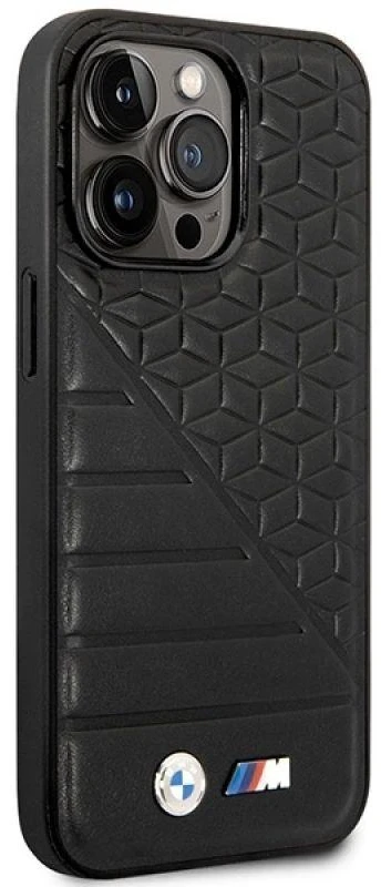 Dėklas BMW Bi Pattern Case for iPhone 14 Pro 6.1" - Juodas