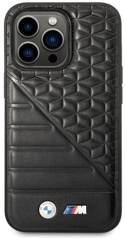 Dėklas BMW Bi Pattern Case for iPhone 14 Pro 6.1" - Juodas