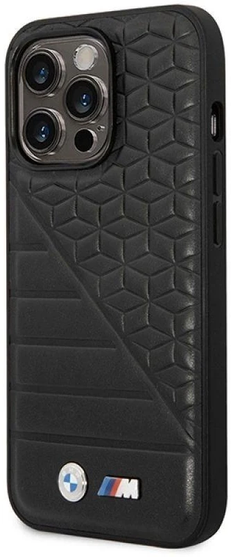 Dėklas BMW Bi Pattern Case for iPhone 14 Pro 6.1" - Juodas