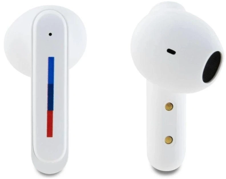 BMW Bluetooth Ausinės BMBEMIATP20LOH TWS + docking station baltos spalvos Printed Logos
