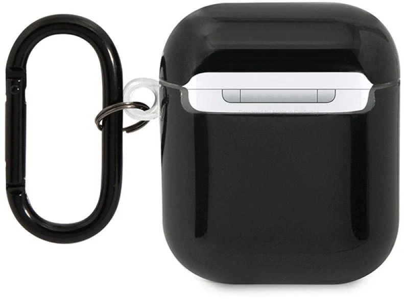 BMW BMA222SWTK AirPods 1/2 dėklas juodos spalvos Multiple Colored Lines