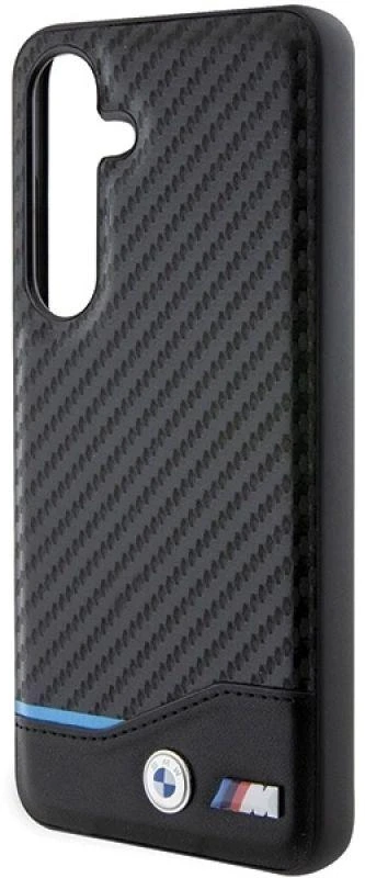 Dėklas BMW BMHCS24S22NBCK S24 S921 juodos spalvos Leather Carbon