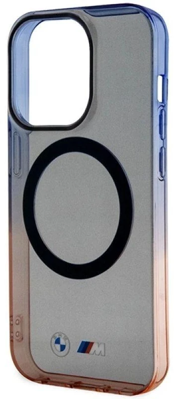 BMW BMHMP14XHTGE Apple iPhone 14 Pro Max 6.7″ pilkas kietas dėklas Gradient Bumper MagSafe