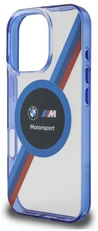 BMW BMHMP16X23HTPUT Apple iPhone 16 Pro Max 6.9" dėklas telefonui skaidrus hardcase Motosport IML Circle MagSafe