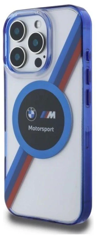 BMW BMHMP16X23HTPUT Apple iPhone 16 Pro Max 6.9" dėklas telefonui skaidrus hardcase Motosport IML Circle MagSafe
