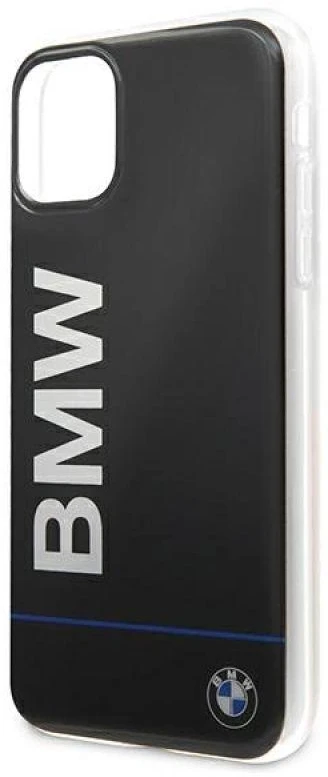 BMW BMHCN58PCUBBK Apple iPhone 11 Pro 5.8″ juodos spalvos kietas dėklas Signature Printed Logo
