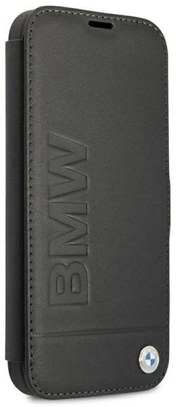 Dėklas BMW BMFLBKP13SSLLBK Apple iPhone 13 mini 5,4″ juodos spalvos book Signature