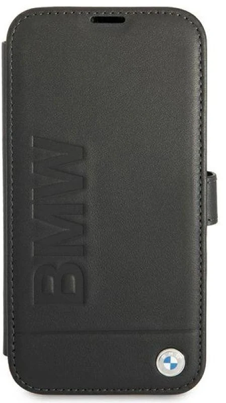 Dėklas BMW BMFLBKP13SSLLBK Apple iPhone 13 mini 5,4″ juodos spalvos book Signature