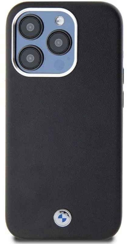Dėklas BMW BMHMP14L23PUFWK Apple iPhone 14 Pro 6.1″ juodos spalvos Signature Wrapped Metal MagSafe