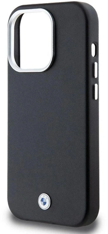 Dėklas BMW BMHMP14L23PUFWK Apple iPhone 14 Pro 6.1″ juodos spalvos Signature Wrapped Metal MagSafe