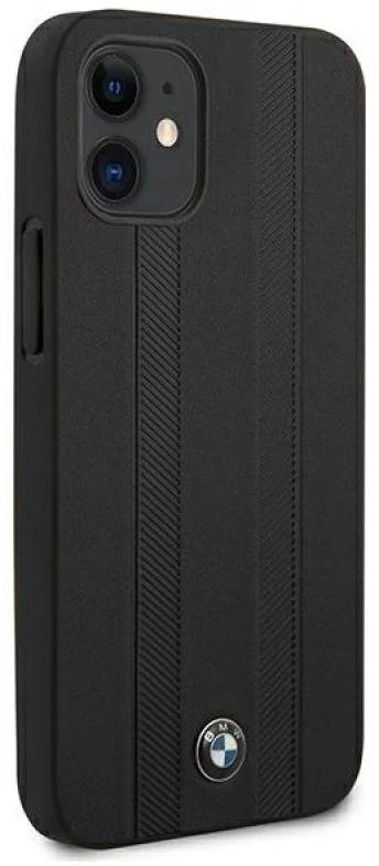 Apple iPhone 12 Mini BMW dėklas Signature Tire Marks (BMHCP12STTBK) juodos spalvos