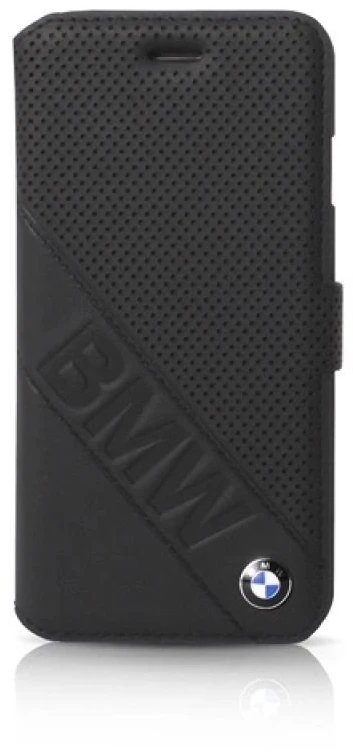 BMW Signature Leather Booktype dėklas, skirtas Sony Z5 - juodas