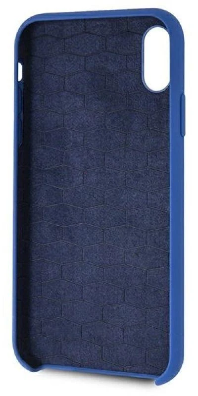 Apple iPhone XR BMW dėklas silikoninis M Collection (BMHCI61MSILNA) mėlynos spalvos