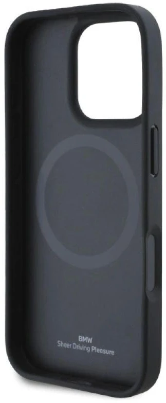 Dėklas BMW BMHMP16X23PUSPR Apple iPhone 16 Pro Max 6.9" raudona/raudona M perforuota ir susiūta linija MagSafe