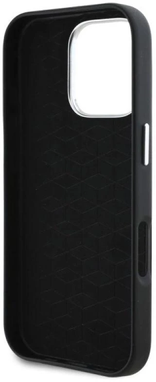 BMW BMHCP16X23 PMWK Apple iPhone 16 Pro Max 6.9″ juodos spalvos kietas dėklas M Smooth Full Wrapped Metal
