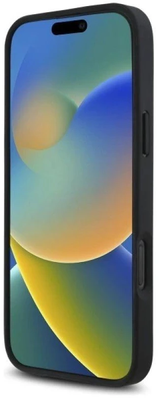BMW BMHCP16L23 PUPVA Apple iPhone 16 Pro 6.3″ anthracite kietas dėklas M Perforated Tricolor Detail Line