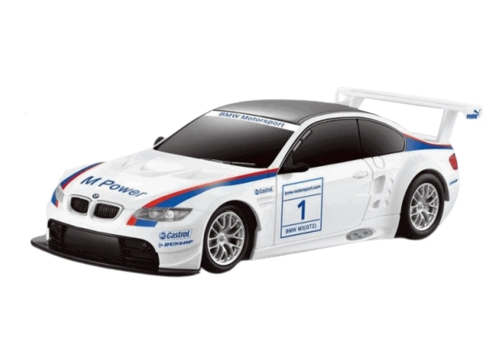 Rastar Nuotoliniu būdu valdomas BMW M3 GT2 modelis, baltas, 1:24