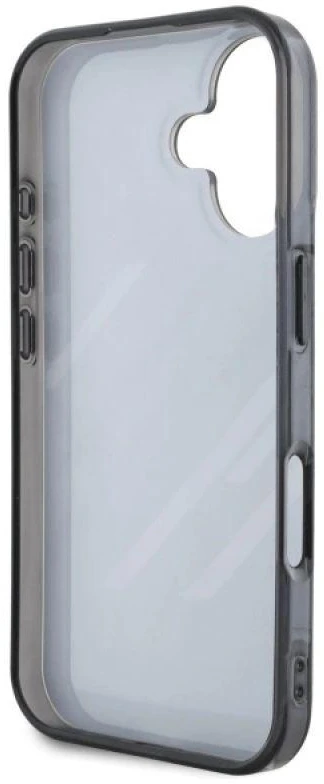 BMW BMHCP16M23HTRAK Apple iPhone 16 Plus 6.7″ juodos spalvos kietas dėklas Motorsport IML Random Stripes