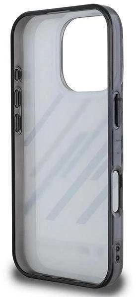 BMW Motosport IML Random Stripes Apple iPhone 16 Pro Max Case - dėklas telefonui pilkos spalvos