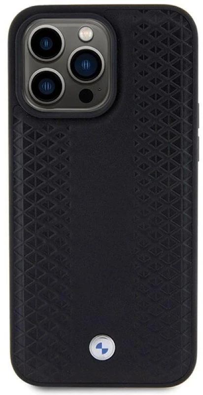 BMW odinis deimantinio rašto dėklas, skirtas iPhone 15 Pro – yra