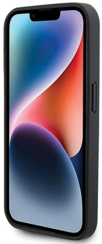 BMW Odinis dygsniuotas dėklas iPhone 15 Pro Max - juodas