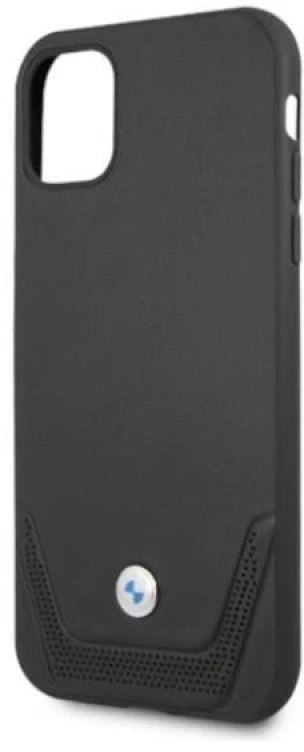 Apple iPhone 11 BMW dėklas odinis Perforate (BMHCN61RSWPK) juodos spalvos