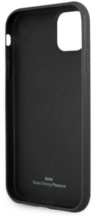 Apple iPhone 11 BMW dėklas odinis Perforate (BMHCN61RSWPK) juodos spalvos