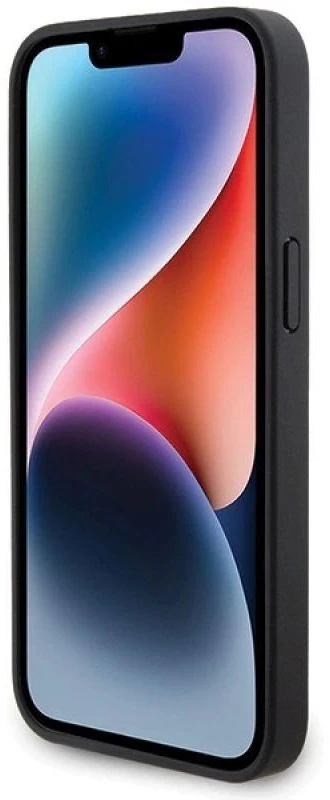 Dėklas BMW BMHCP15X22NBCK Apple iPhone 15 Pro Max 6.7″ juodos spalvos Leather Carbon