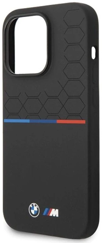 Dėklas BMW BMHCP15X22SMPK Apple iPhone 15 Pro Max 6.7″ juodos spalvos Silicone Pattern