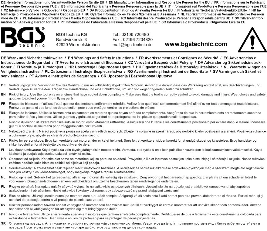 BMW SAC sankabos atstatymo įrankis (8283)
