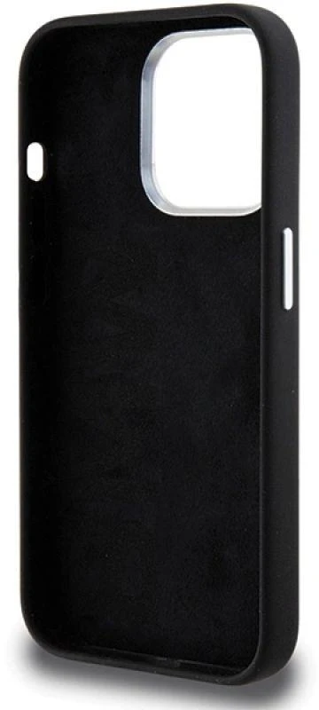 Dėklas BMW BMHMP15XSILBK2 Apple iPhone 15 Pro Max 6.7″ juodos spalvos Signature Liquid Silicone MagSafe