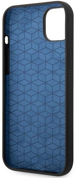 BMW silikoninis dėklas iPhone 14 Plus / 15 Plus, juodas