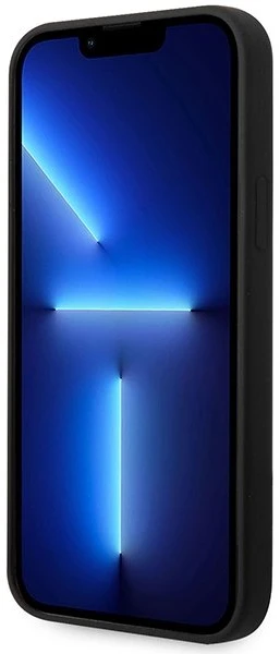 BMW silikoninis dėklas iPhone 14 Plus / 15 Plus, juodas