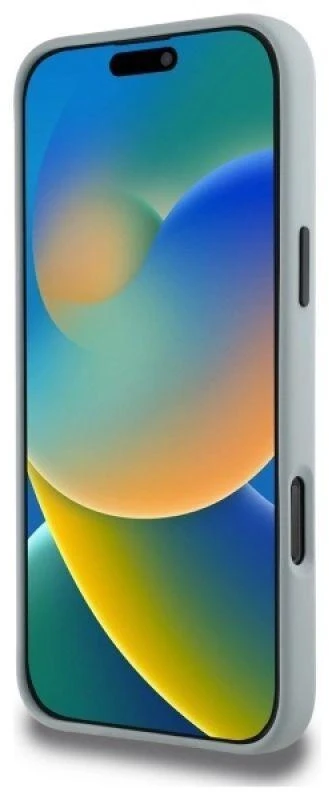 BMW BMHMP16X23SLIG Apple iPhone 16 Pro Max 6.9" dėklas telefonui pilkos spalvos Silikoninis Turning Lines MagSafe