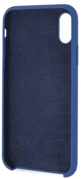 kietas dėklas BMW BMHCPXMSILNA Apple iPhone X/Xs navy Silicone M Collection