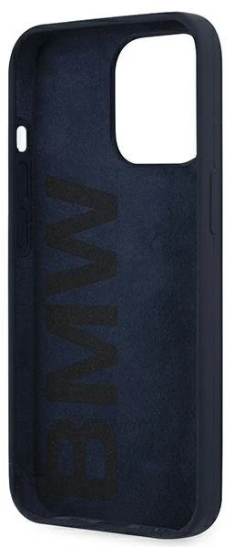 Dėklas BMW BMHCP13LSILNA iPhone 13 Pro / 13 6,1" tamsiai mėlyna/navy hardcase Silicone Signature