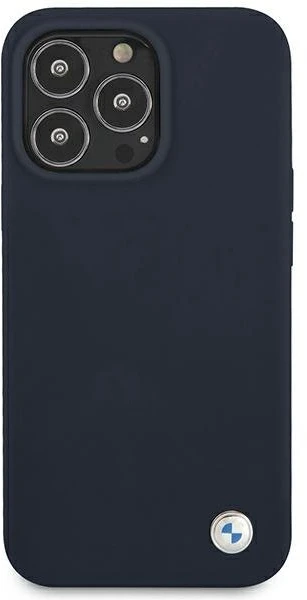 Dėklas BMW BMHCP13LSILNA iPhone 13 Pro / 13 6,1" tamsiai mėlyna/navy hardcase Silicone Signature