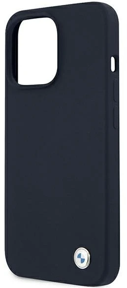 Dėklas BMW BMHCP13LSILNA iPhone 13 Pro / 13 6,1" tamsiai mėlyna/navy hardcase Silicone Signature
