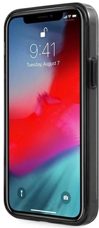 BMW BMHCP12SMBTOK Apple iPhone 12 mini 5,4″ skaidrus kietas dėklas Sandblast