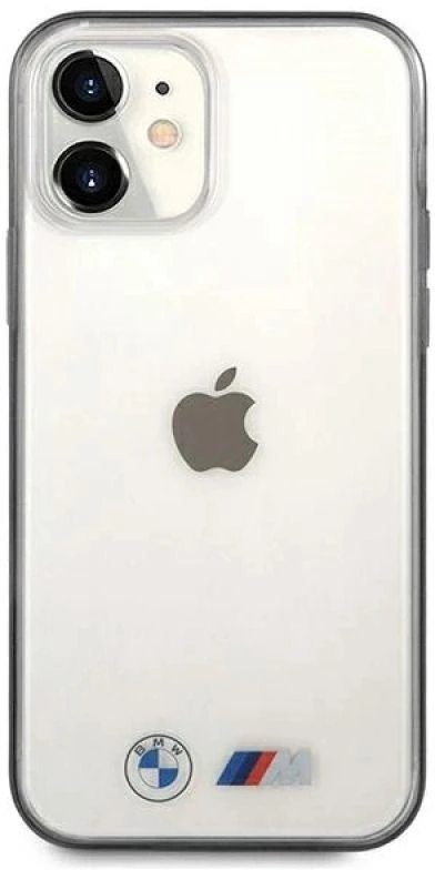 BMW BMHCP12SMBTOK Apple iPhone 12 mini 5,4″ skaidrus kietas dėklas Sandblast