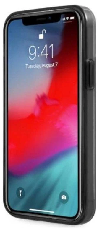 BMW BMHCP12LMBTOK Apple iPhone 12 Pro Max 6,7″ skaidrus kietas dėklas Sandblast