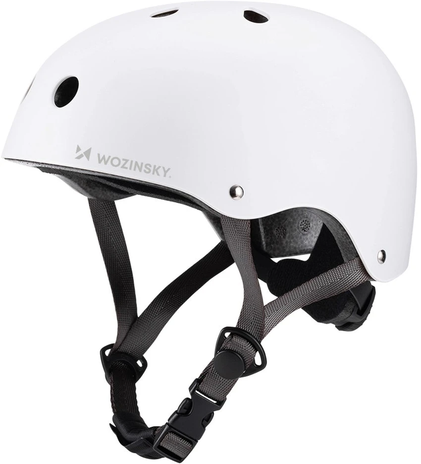 Dviratininko šalmas BMX/paspirtukas Wozinsky lekki 54-58 cm - balta